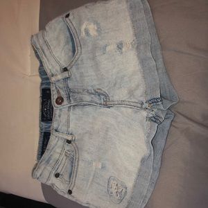 Girls light blue shorts